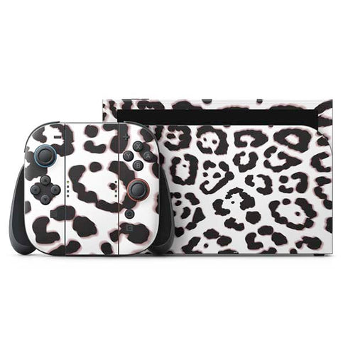 B&W Leopard Nintendo Skins